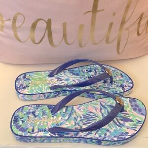 Brand New, Never Worn Lilly Pulitzer Poolside Flip Flops